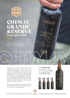 Screen-printed bottle of Grande R&eacute;serve - 2024